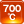 700℃