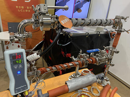 テクヒーターの展示例